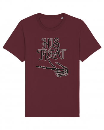 His Treat Halloween Burgundy