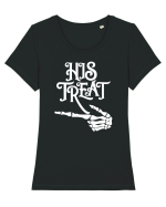 His Treat Halloween Tricou mânecă scurtă guler larg fitted Damă Expresser