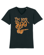 I'm Her Boo Tricou mânecă scurtă guler V Bărbat Presenter
