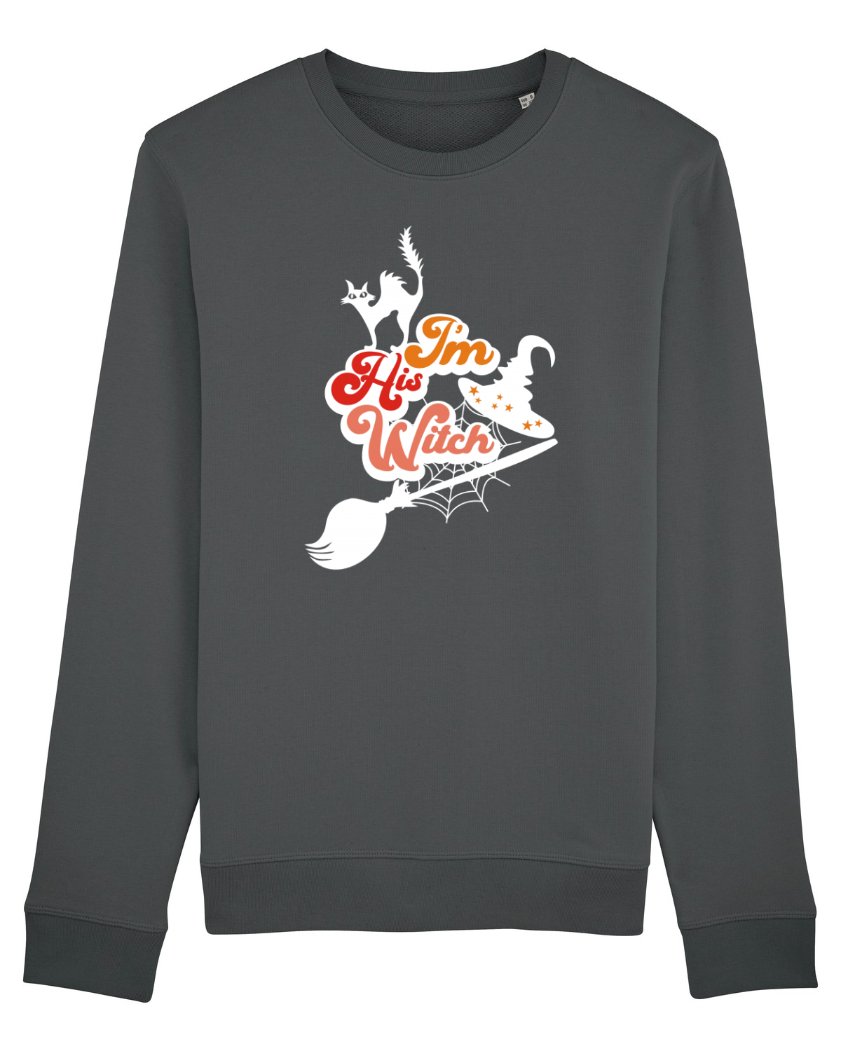 Bluză mânecă lungă Unisex Rise Anthracite