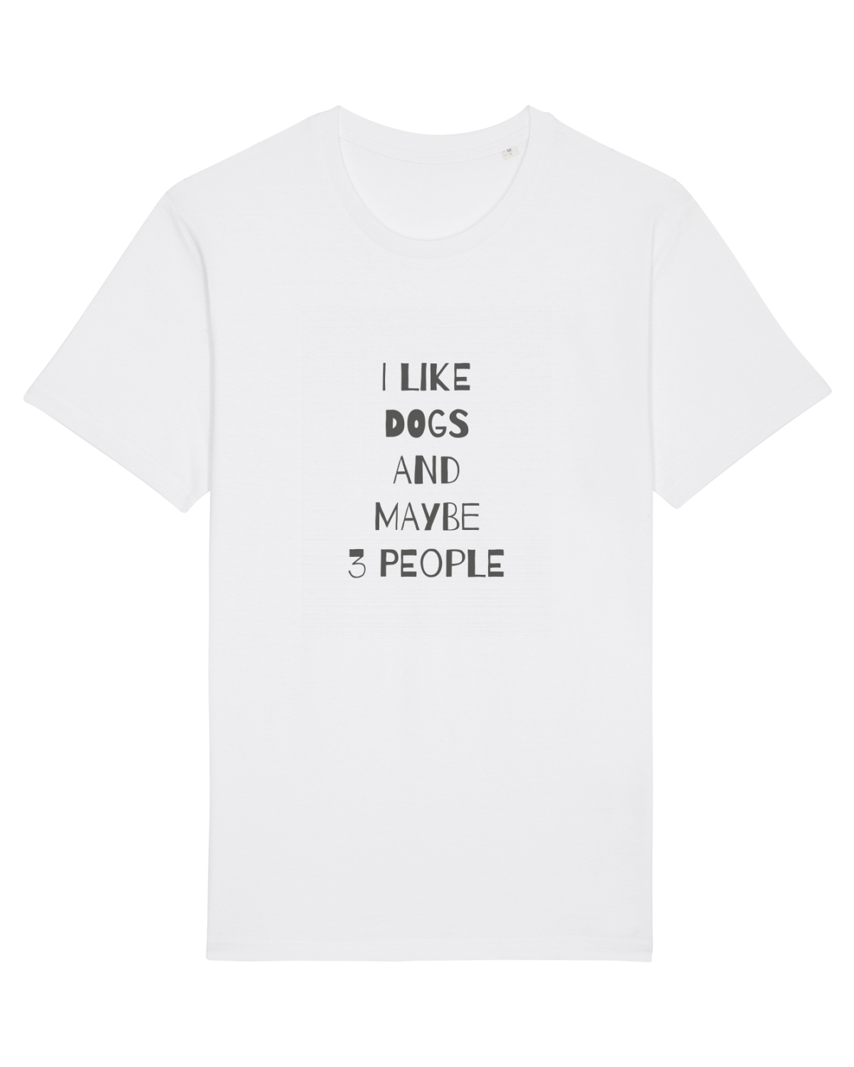 Tricou mânecă scurtă Unisex Rocker White