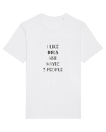 I Like Dogs Design Tricou mânecă scurtă Unisex Rocker