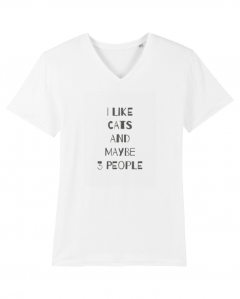 I Like Cats Design White