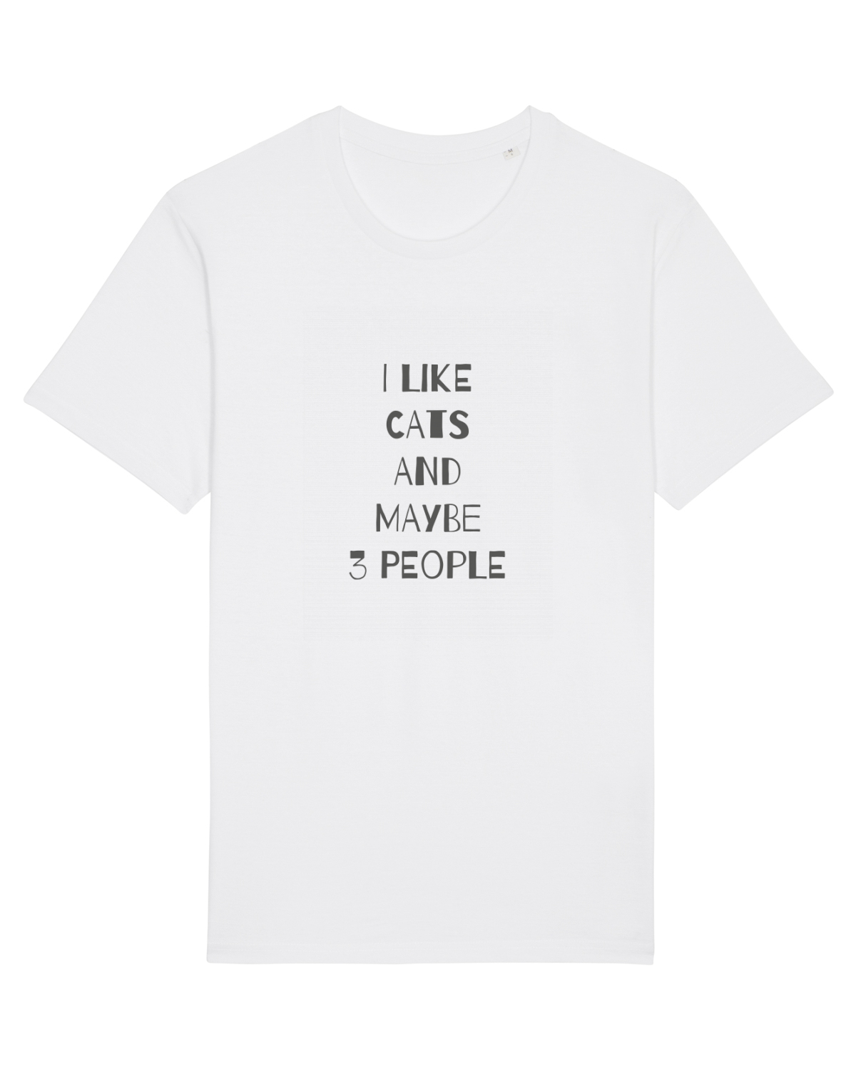Tricou mânecă scurtă Unisex Rocker White