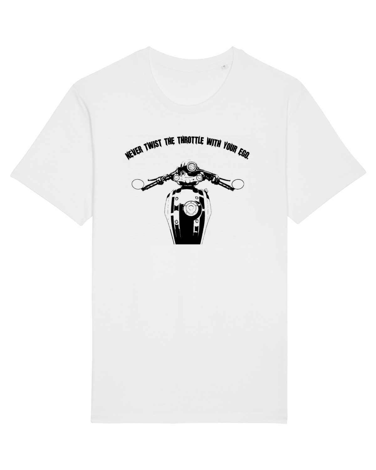 Tricou mânecă scurtă Unisex Rocker White