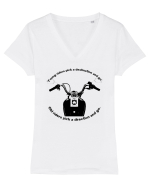 Old Vs Young Tricou mânecă scurtă guler V Damă Evoker