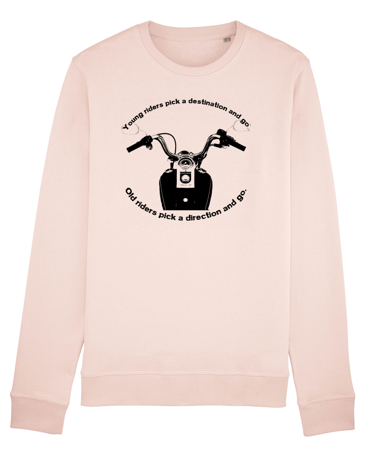Bluză mânecă lungă Unisex Rise Candy Pink