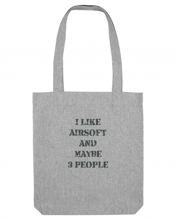 I Like Airsoft Design Heather Grey