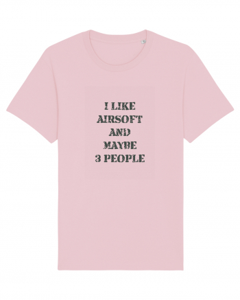 I Like Airsoft Design Cotton Pink