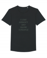 I Like Airsoft Design Tricou mânecă scurtă guler larg Bărbat Skater