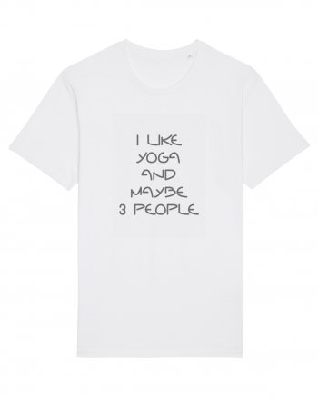 I Like Yoga Design White