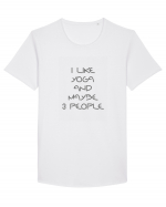 I Like Yoga Design Tricou mânecă scurtă guler larg Bărbat Skater