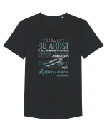 3D artist Tricou mânecă scurtă guler larg Bărbat Skater