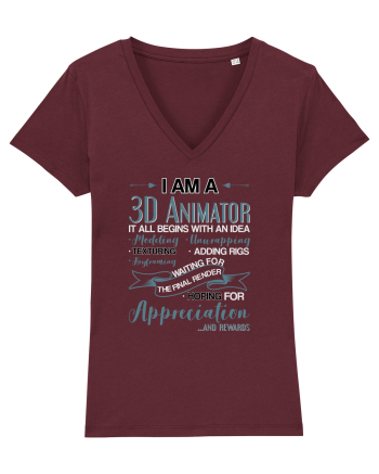 3D animator Burgundy