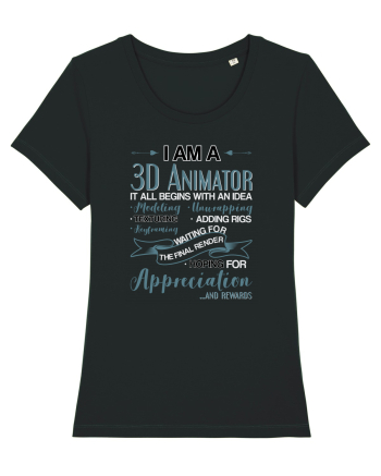 3D animator Black