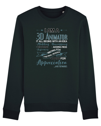 3D animator Black