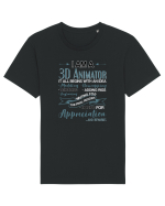3D animator Tricou mânecă scurtă Unisex Rocker