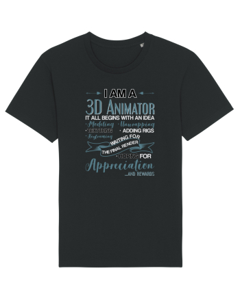 3D animator Black