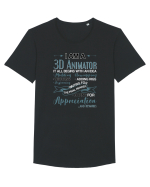 3D animator Tricou mânecă scurtă guler larg Bărbat Skater