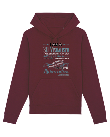 3D visualiser Burgundy
