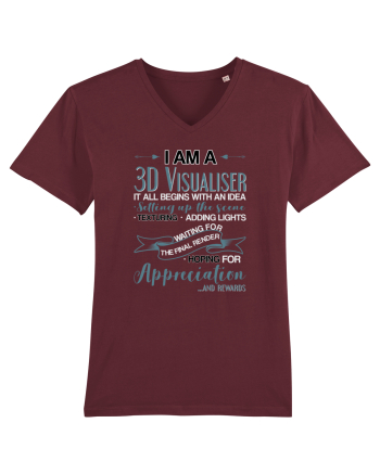 3D visualiser Burgundy