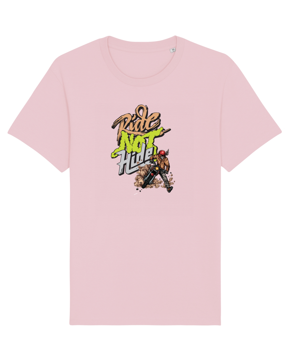 Tricou mânecă scurtă Unisex Rocker Cotton Pink