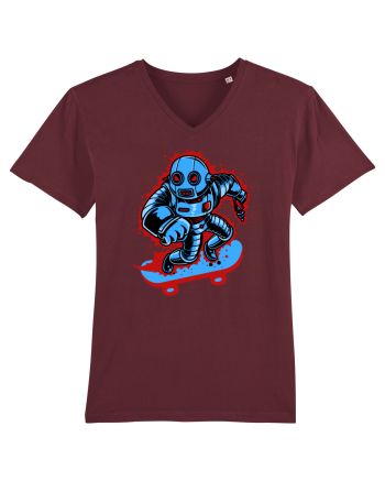 Robot Skater Burgundy