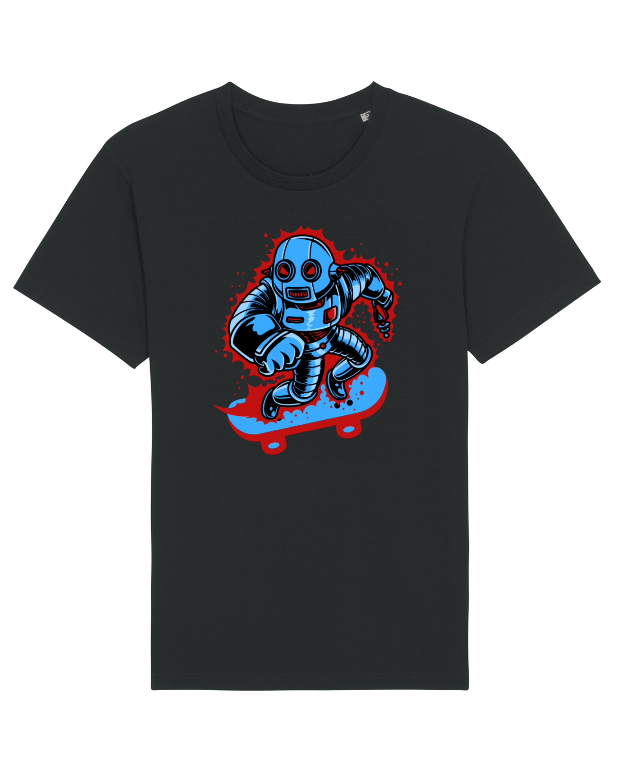 Tricou mânecă scurtă Unisex Rocker Black