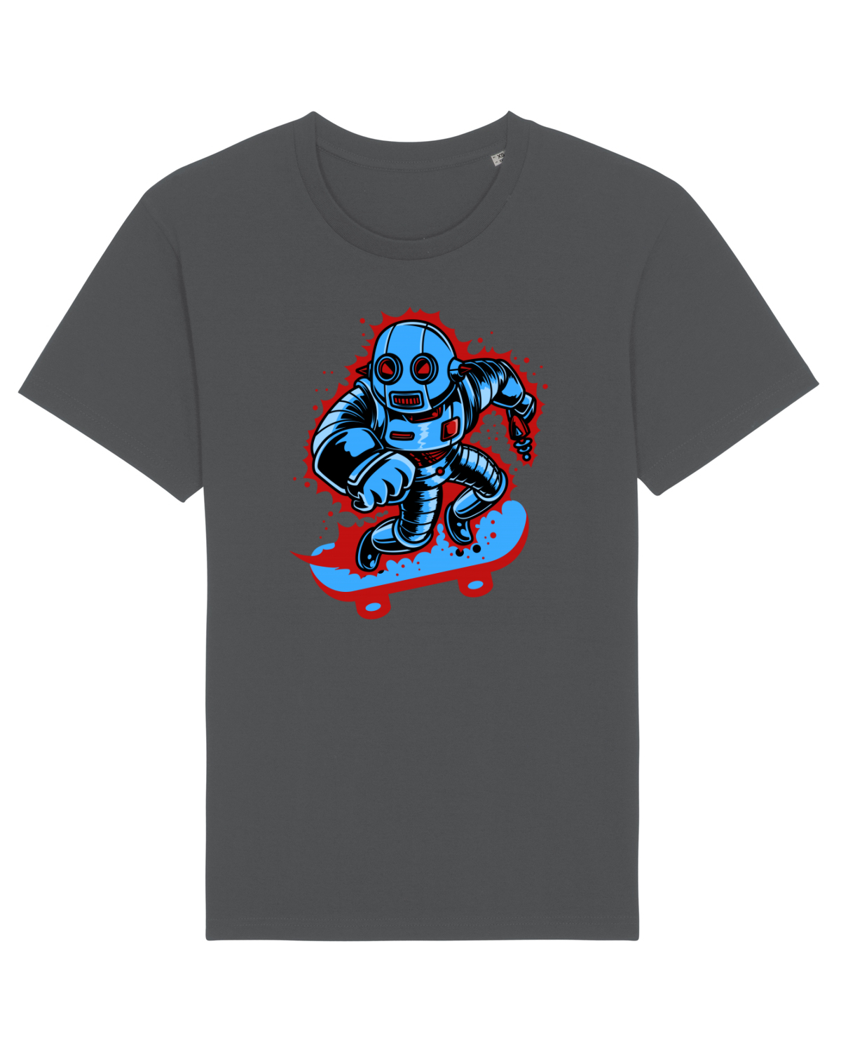 Tricou mânecă scurtă Unisex Rocker Anthracite