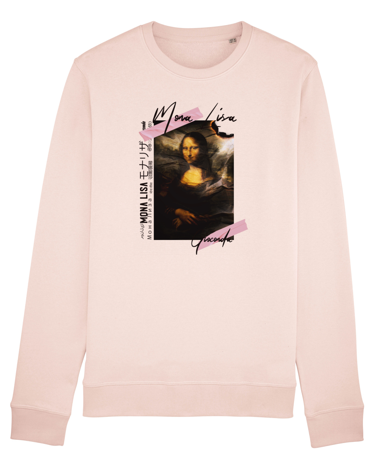 Bluză mânecă lungă Unisex Rise Candy Pink