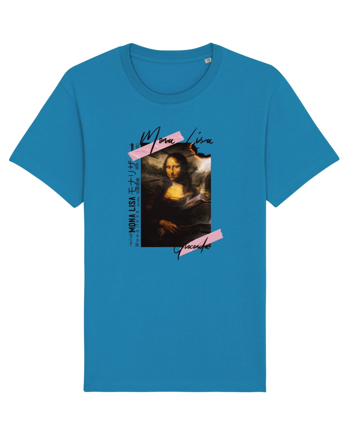 Tricou mânecă scurtă Unisex Rocker Azur