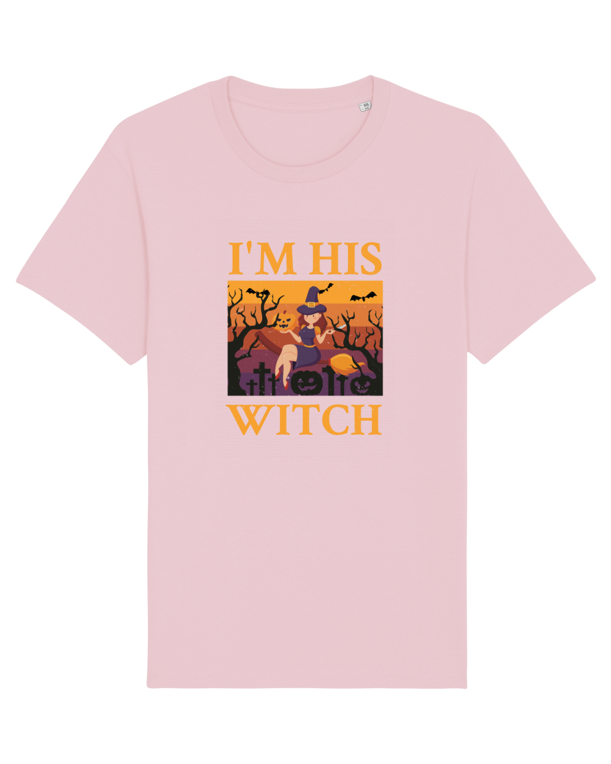 Tricou mânecă scurtă Unisex Rocker Cotton Pink