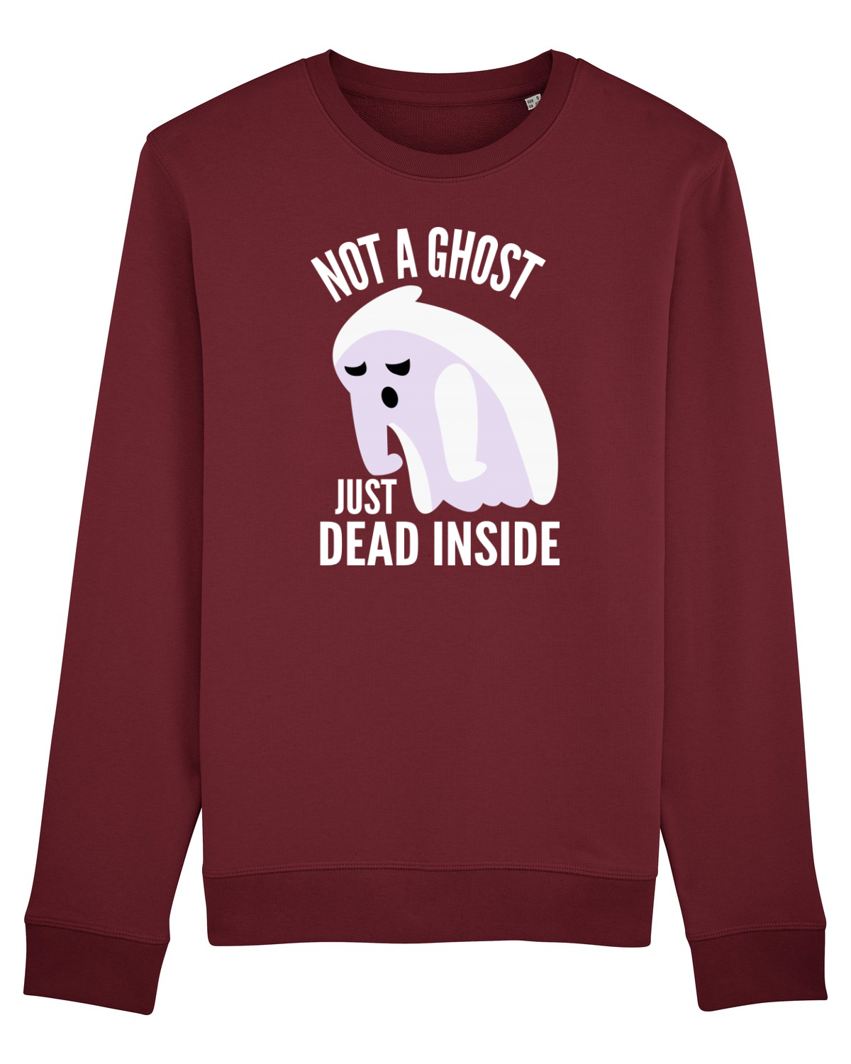Bluză mânecă lungă Unisex Rise Burgundy