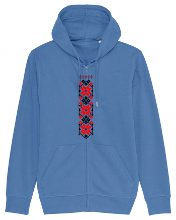 Romanian traditional motifs Bright Blue