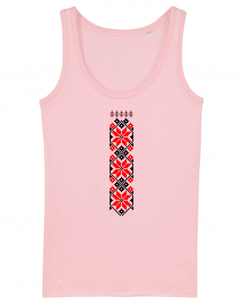 Romanian traditional motifs Cotton Pink