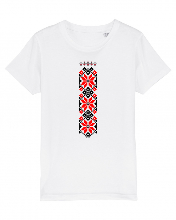 Romanian traditional motifs White
