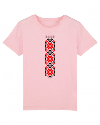 Romanian traditional motifs Cotton Pink