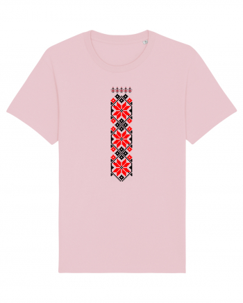 Romanian traditional motifs Cotton Pink