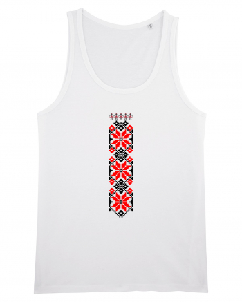 Romanian traditional motifs White