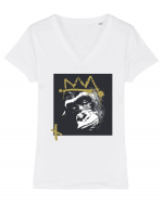 King Gorilla Tricou mânecă scurtă guler V Damă Evoker