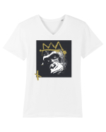 King Gorilla Tricou mânecă scurtă guler V Bărbat Presenter