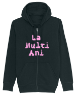 La Multi Ani Hanorac cu fermoar Unisex Connector