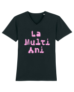 La Multi Ani Tricou mânecă scurtă guler V Bărbat Presenter