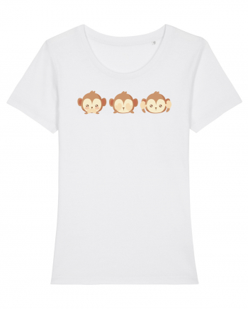 Monkey Emoji White