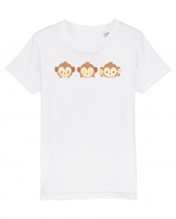 Monkey Emoji White