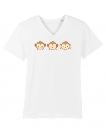 Monkey Emoji White