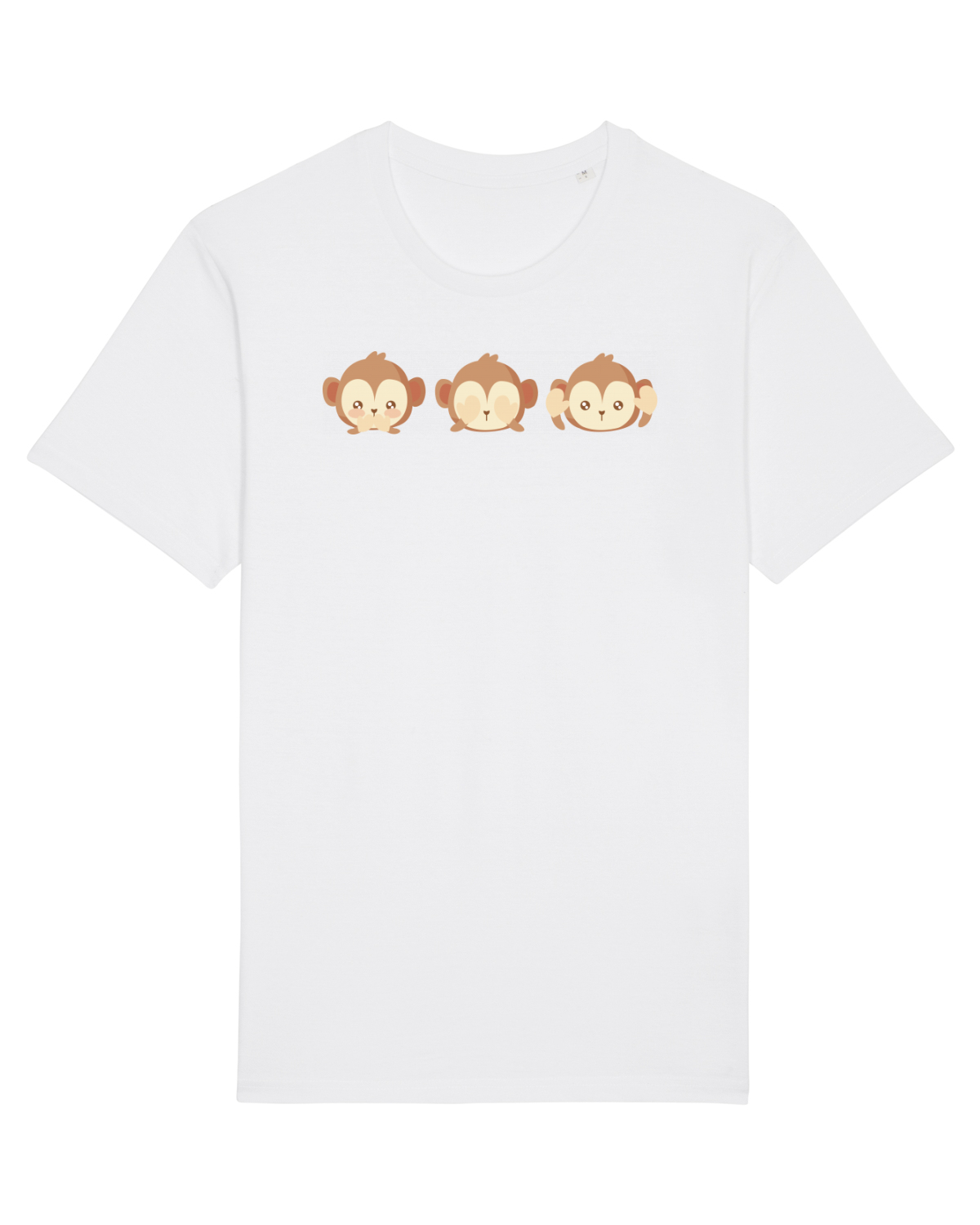 Tricou mânecă scurtă Unisex Rocker White