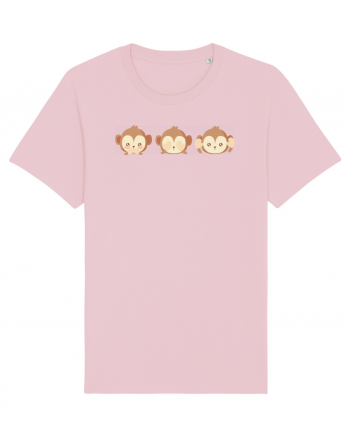 Monkey Emoji Cotton Pink