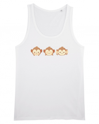 Monkey Emoji White