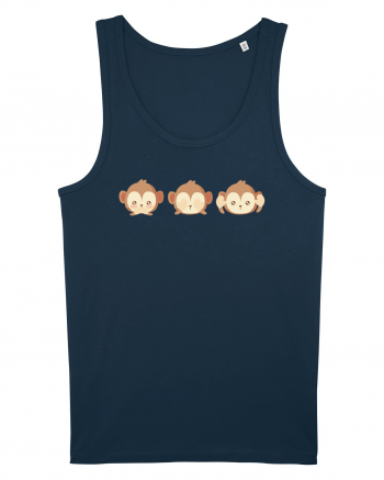 Monkey Emoji Navy